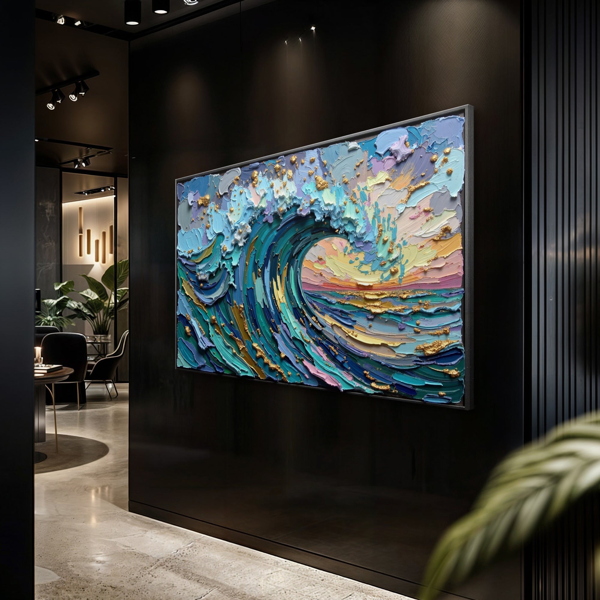 Golden Tide Wall Art